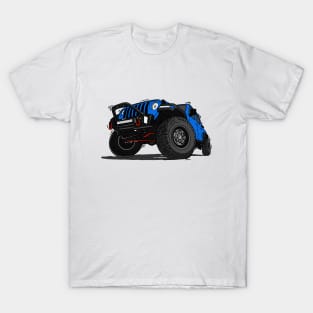 Blue Jeep Illustration T-Shirt